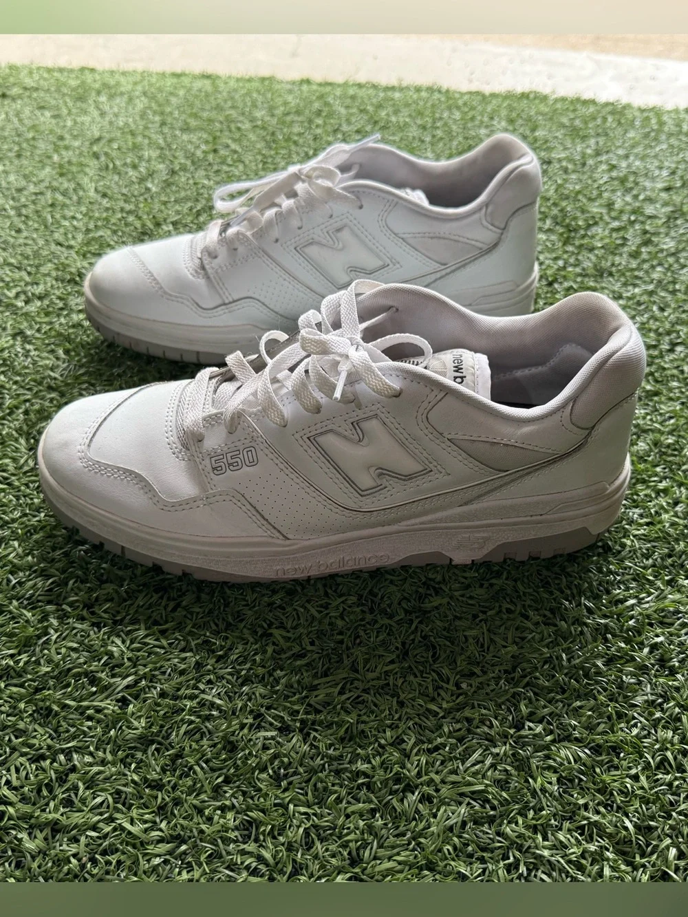 New Balance 550 Men’s White Low-Top Sneakers